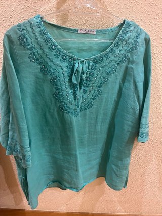 Camiseta/Vestido Verde Talla Única