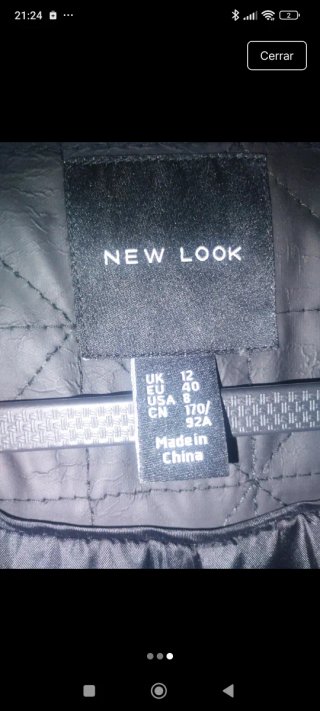 Parka impermeable New Look negra