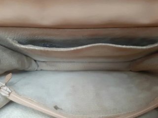 Bolso Cocodrilo Cuero Beige 60s Alta Gama