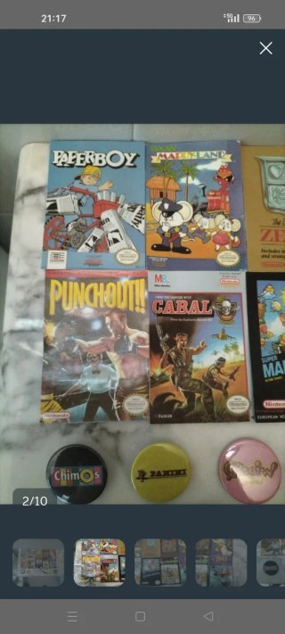 Pegatinas SNES, chapas retro y cromos Marvel