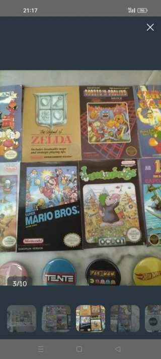 Pegatinas SNES, chapas retro y cromos Marvel