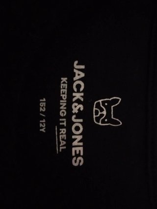 Camiseta Jack & Jones manga larga negra