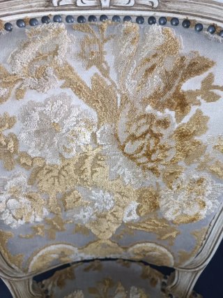 Conjunto 6 sillas comedor Luis XV