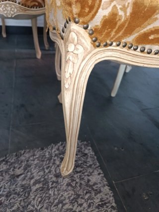 Conjunto 6 sillas comedor Luis XV