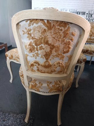 Conjunto 6 sillas comedor Luis XV
