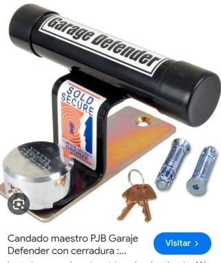 Candado Maestro PJB Garaje Defender