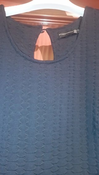 Elegante vestido azul marino