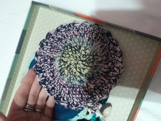 Presine vintage uncinetto set 4 pezzi