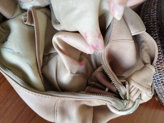Bolso Farrutx Beige Piel