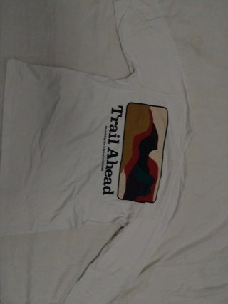 Camiseta manga larga blanca con logo