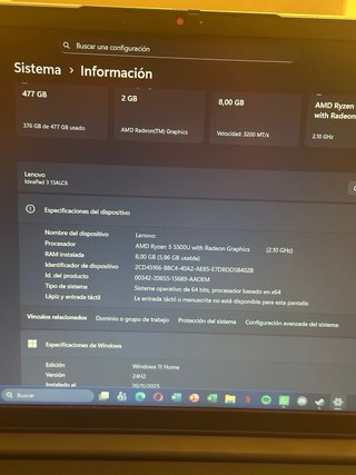 Portatil Lenovo IdeaPad 3