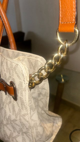 Bolso Michael Kors Hamilton Tote Beige