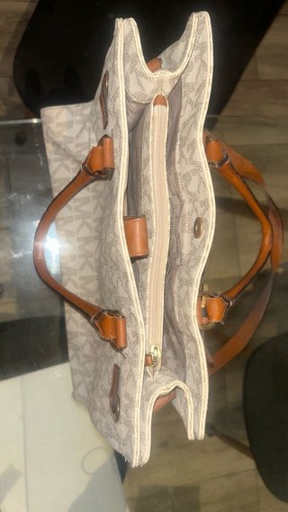 Bolso Michael Kors Hamilton Tote Beige