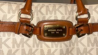 Bolso Michael Kors Hamilton Tote Beige