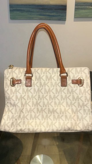 Bolso Michael Kors Hamilton Tote Beige