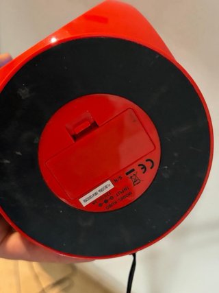 Radio sveglia Puro rossa