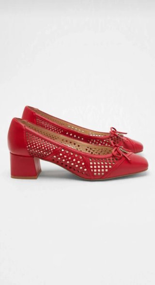 Zapatos de piel Argenta rojos