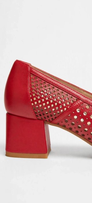 Zapatos de piel Argenta rojos