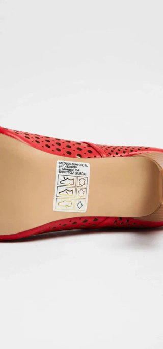 Zapatos de piel Argenta rojos