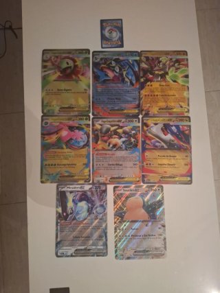 Lote 8 Cartas Jumbo Pokémon Originales