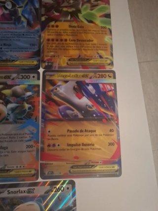 Lote 8 Cartas Jumbo Pokémon Originales