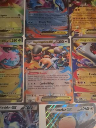 Lote 8 Cartas Jumbo Pokémon Originales