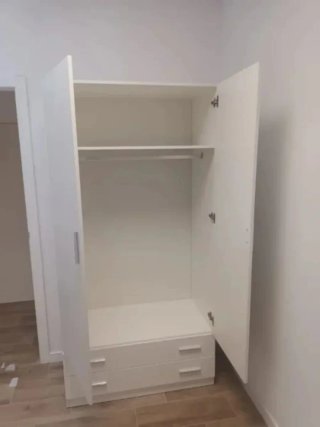 Armario modular madera claro