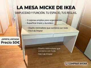 Escritorio MICKE IKEA Blanco