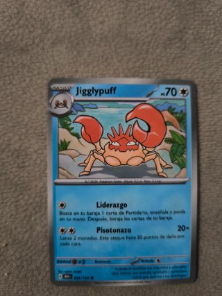 2 Cartas Pokémon Jigglypuff y Nidorino
