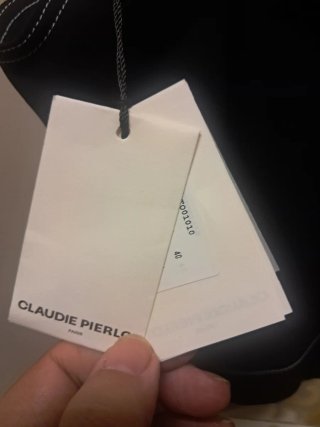 Top corto Claudie Pierlot negro