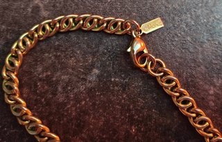 Collar vintage Monet chapado en oro