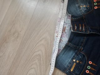 Bermudas vaqueras azules