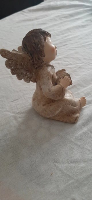 Statuetta angelo con fisarmonica