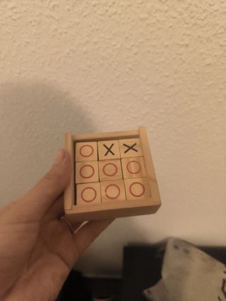Mini ajedrez de madera con piezas Y 3 en raya