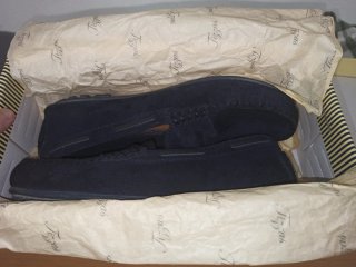 Mocasines Tizzas Azul Marino Talla 39 chico/nombre