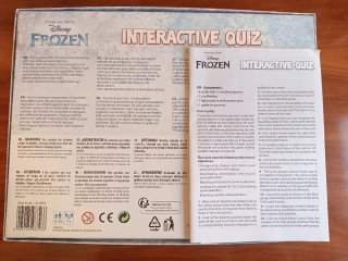 Clementoni Frozen Interactive Quiz 100 Quizzes