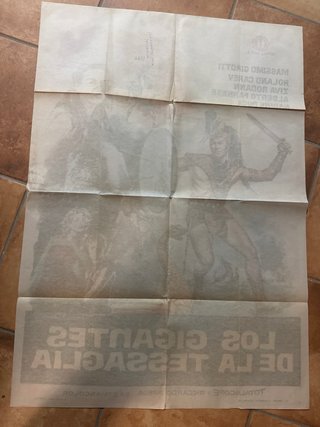 Póster original Los Gigantes de la Tessaglia