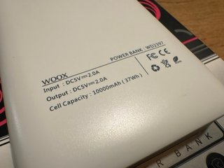 WOOX WD2397 Power Bank 10.000 mAh