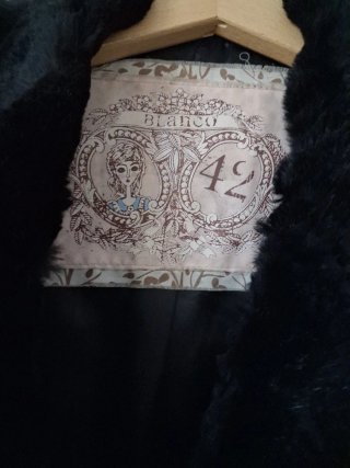 Cazadora Piel Mujer XL/42 Negra