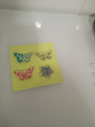 Mariposas y estrella decorativas