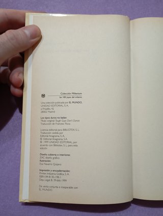 Libro: Los Tipos Duros No Bailan.