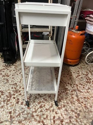 Carrito auxiliar NISSAFORS Ikea - Blanco (Con rue