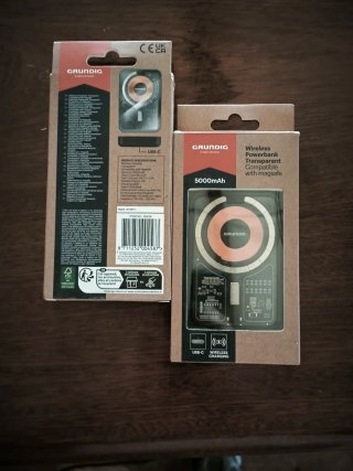 Pack 2 GRUNDIG Powerbank Wireless 5000mAh