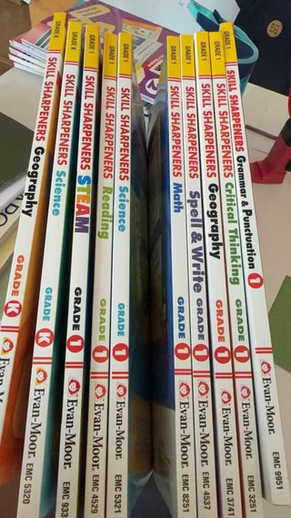 Colección de libros educativos Evan-Moor – Grade