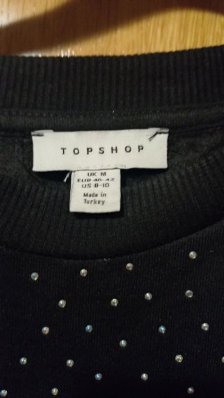 Sudadera Topshop con brillos