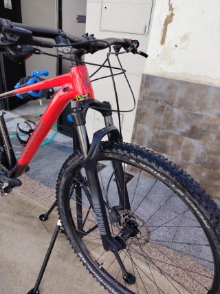 Bicicleta Cannondale Roja