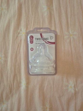 2 Tetinas Twistshake L +4m Anti-Cólicos