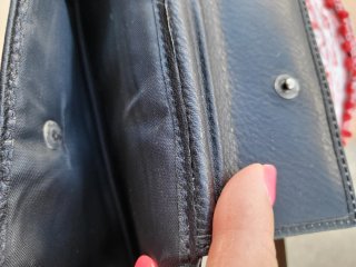 Funda gafas piel Carla Bertini negra