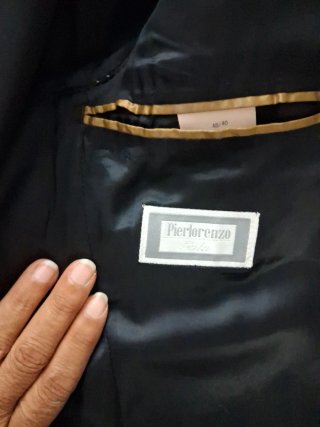 Traje Novio Pierlorenzo Negro 4 Piezas