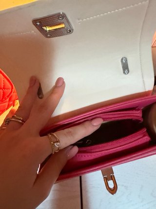 Set 2 borse fucsia: maxi e mini